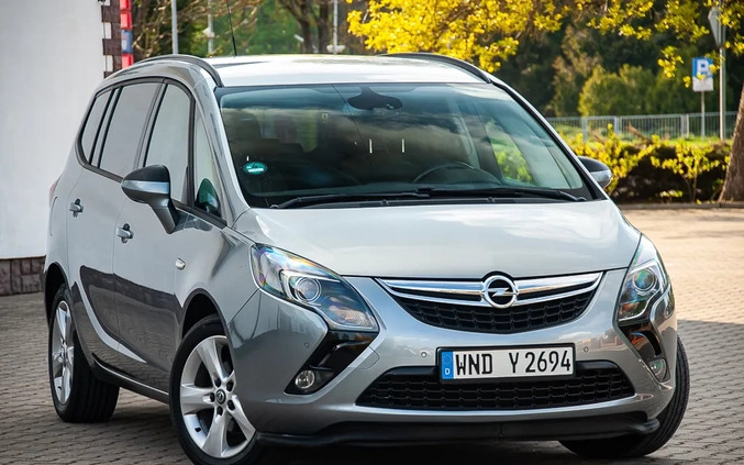 Opel Zafira cena 32900 przebieg: 169000, rok produkcji 2012 z Pyzdry małe 497